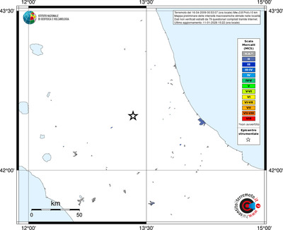 Mappa MCS - territori località