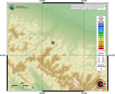 Mappa EMS - località