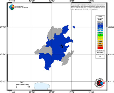 Mappa EMS - territori comuni