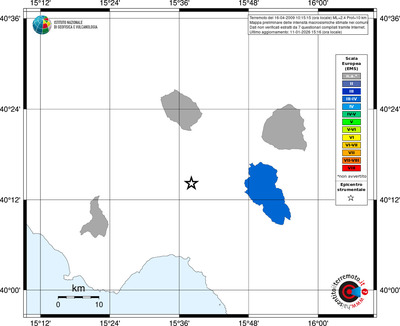 Mappa EMS - territori comuni