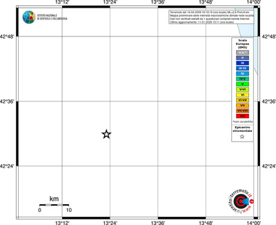 Mappa EMS - territori località