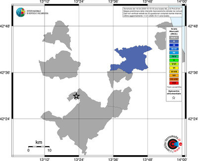 Mappa MCS - territori comuni