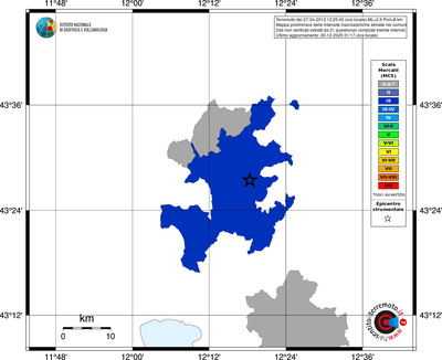 Mappa MCS - territori comuni