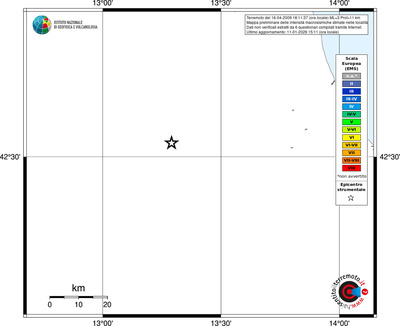 Mappa EMS - territori località