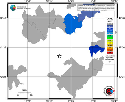 Mappa MCS - territori comuni