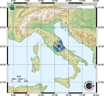 Area di invio delle email agli iscritti