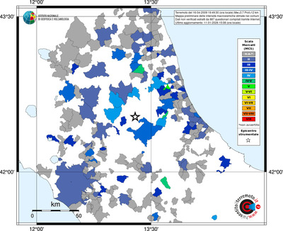 Mappa MCS - territori comuni