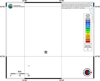 Mappa MCS - territori località
