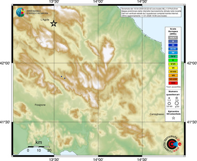 Mappa EMS - località