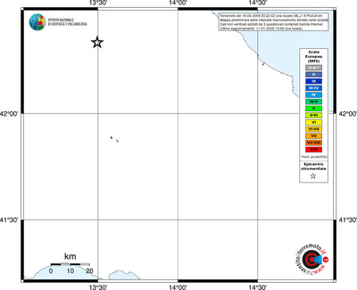 Mappa EMS - territori località