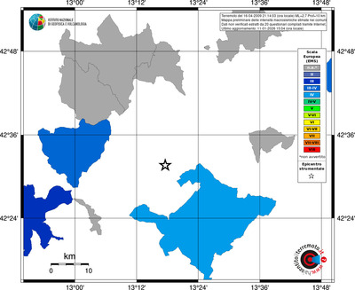 Mappa EMS - territori comuni