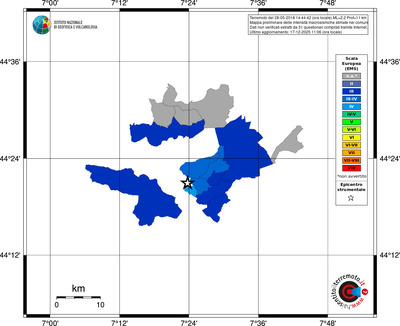 Mappa EMS - territori comuni