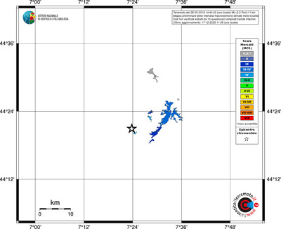 Mappa MCS - territori località