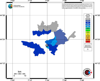 Mappa MCS - territori comuni