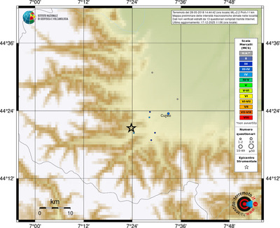 Mappa MCS - località