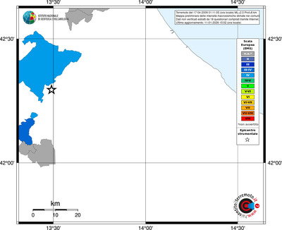 Mappa EMS - territori comuni