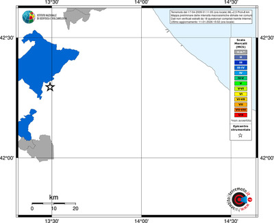 Mappa MCS - territori comuni