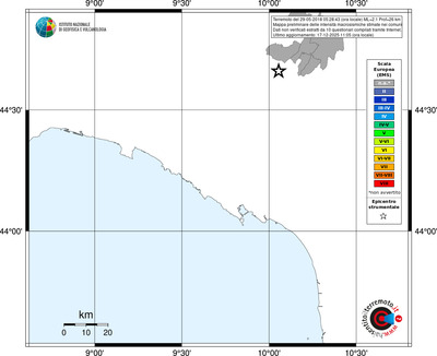 Mappa EMS - territori comuni