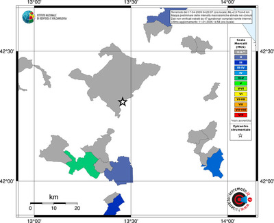 Mappa MCS - territori comuni