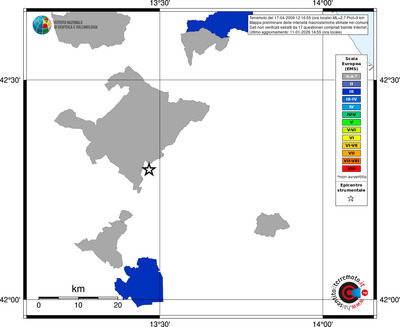 Mappa EMS - territori comuni