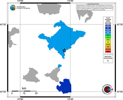 Mappa EMS - territori comuni