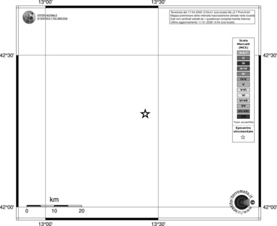 Mappa MCS - territori località