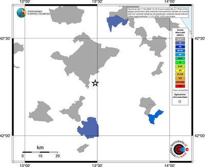 Mappa MCS - territori comuni
