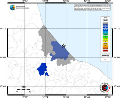 Mappa MCS - territori comunali