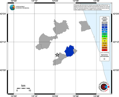Mappa EMS - territori comuni