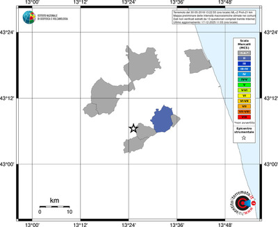 Mappa MCS - territori comuni