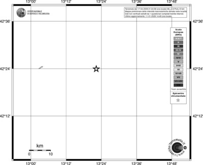 Mappa EMS - territori località