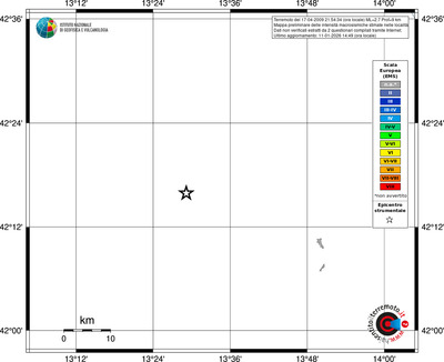 Mappa EMS - territori località