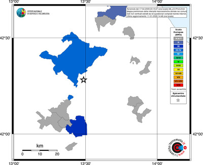 Mappa EMS - territori comuni