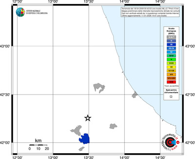 Mappa EMS - territori comuni