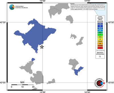 Mappa MCS - territori comuni