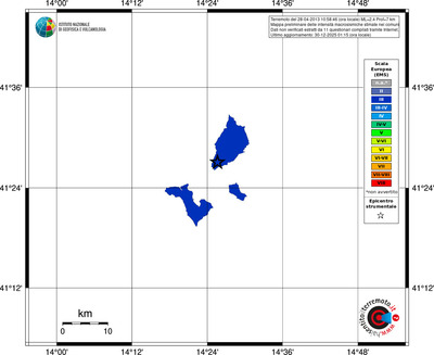 Mappa EMS - territori comuni