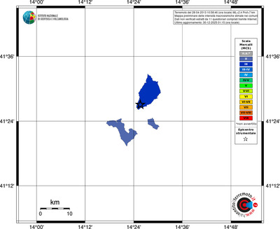 Mappa MCS - territori comuni