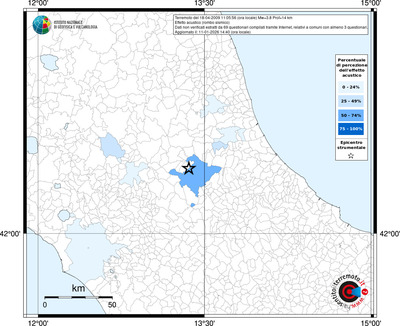 Mappa territorio comunale con almeno 3 questionari