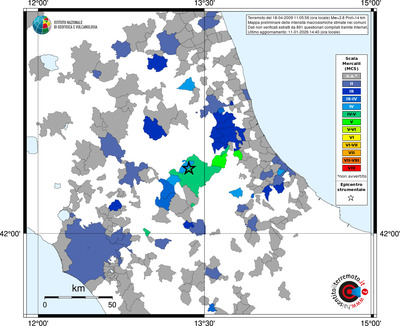 Mappa MCS - territori comuni