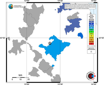 Mappa MCS - territori comuni