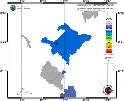 Mappa MCS - territori comuni