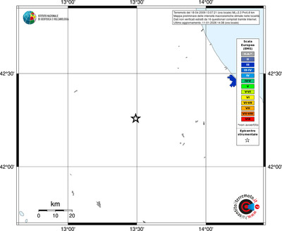 Mappa EMS - territori località