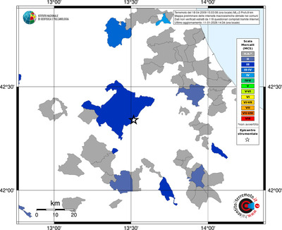 Mappa MCS - territori comuni