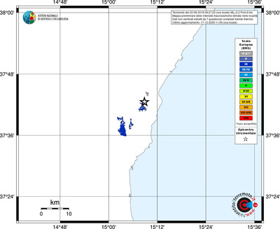 Mappa EMS - territori località