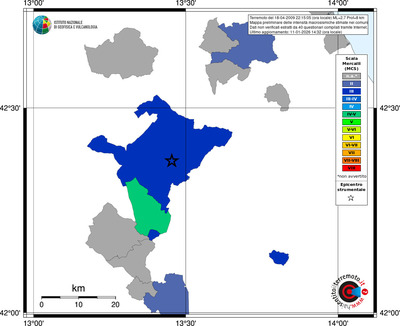 Mappa MCS - territori comuni