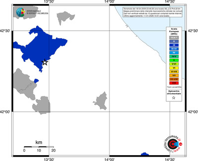 Mappa EMS - territori comuni