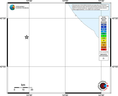 Mappa MCS - territori località