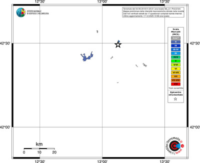 Mappa MCS - territori località