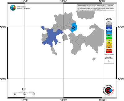 Mappa MCS - territori comuni