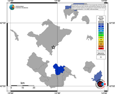 Mappa MCS - territori comuni